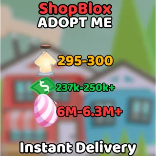 CANDY EGG AND BUCKS AND AGE UP POTIONS - ADOPT ME