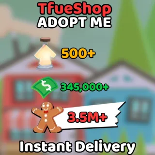 Age Up Potion + Bucks + Gingerbread