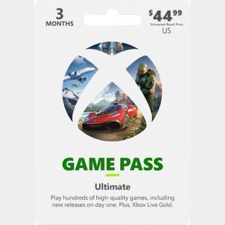Xbox Game Pass Ultimate 3 Month