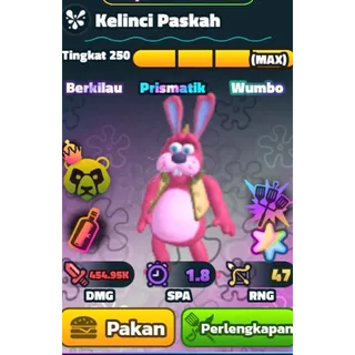 SUPER STAR SW EASTER BUNNY NC HDS | SPONGEBOB TOWER DEFENSE