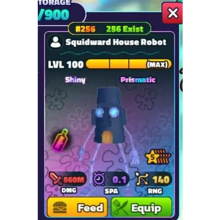 SHINY SQUIDWARD HOUSE ROBOT NC HDS | SPONGEBOB TOWER DEFENSE 