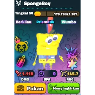 SS SW SPONGEBOY SERIAL GOLD 