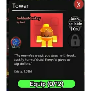 GOLDENMONKEY MYTHICAL | BALL TOWER DEFENSE