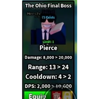 THE OHIO FINAL BOSS| Slop Tower Defense