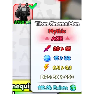 TITAN CINEMA MAN | ALLIANCE TOWER DEFENSE