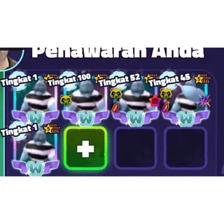 5x 5 SW STAR STICKY FINS - SPONGEBOB TOWER DEFENSE 