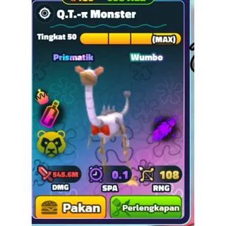 WUMBO QT MONSTER NC PP SPONGEBOB TOWER DEFENSE