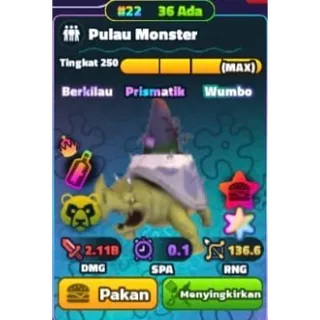 SUPERSTAR SW MONSTER ISLAND SERIAL NC PP SERIAL RAINBOW | SPONGEBOB TOWER DEFENSE 