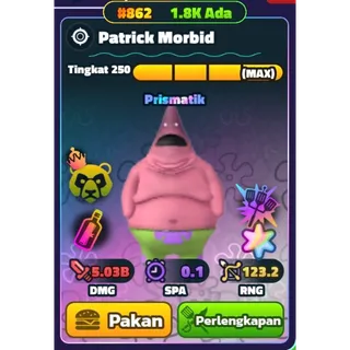 Superstar Morbid Patrick NC HDS | SpongeBob tower defense