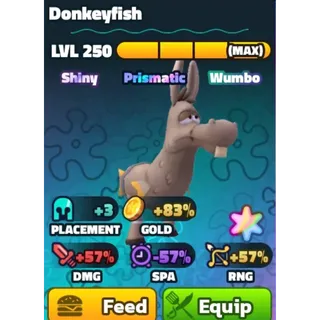 SUPERSTAR SW DONKEYFISH SERIAL GOLD | SPONGEBOB TOWER DEFENSE