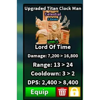 UPGRADED TITAN CLOCK MAN | SLOP TOWER DEFENSE