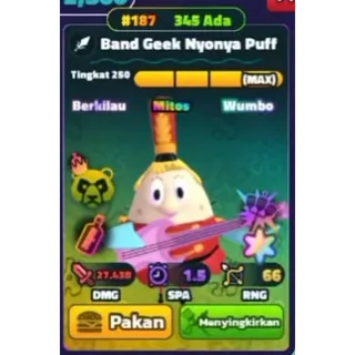 SUPERSTAR SW BAND GEEK MRS. PUFF NC HDS | SPONGEBOB TOWER DEFENSE