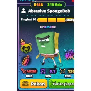 ABRASIVE SPONGEBOB HDS NC GOLD SERIAL| SPONGEBOB TOWER DEFENSE