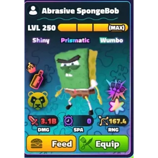 SS SW Abrasive Spongebob NC HDS 