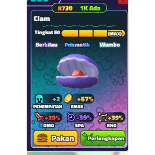 CLEAN GOLD SERIAL SHINY WUMBO CLAM