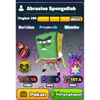 GOLD SS SW ABRASIVE SPONGEBOB [NO DUPE]