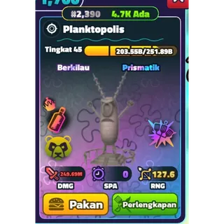 3X SHINY PLANKTOPOLIS -SPONGEBOB TOWER DEFENSe