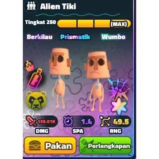 SUPERSTAR SW TIKI ALIENS SERIAL RAINBOW | SPONGEBOB TOWER DEFENSE 