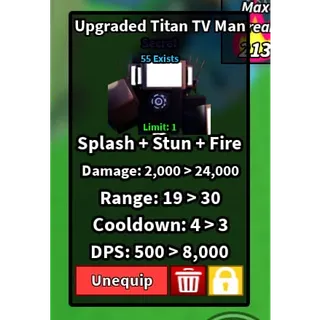 UPGRADED TITAN TV MAN (UTTV) SECRET | SLOP TOWER DEFENSE