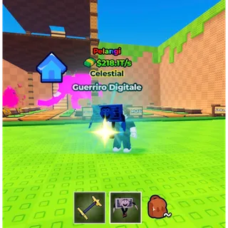 GUERRIRO DIGITALE RAINBOW CELESTIAL 218.1T |KICK A LUCKY BLOCK