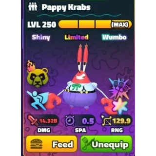 SUPERSTAR SW PAPPY KRABS NC HDS | SPONGEBOB TOWER DEFENSE
