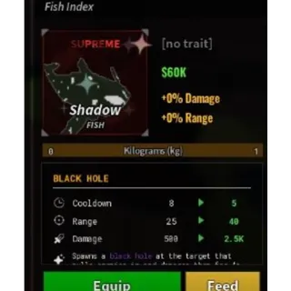 SUPREME SHADOW | FISHING TOWER DEFENSE