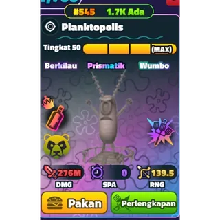 4X SW PLANKTOPOLIS -SPONGEBOB TOWER DEFENSe