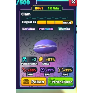 SW CLAM/CLAMU GOLD SERIAL #641