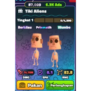 SW TIKI ALIENS SERIAL SILVER 