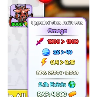 UPGRADED TITAN JACK’O MAN (NEW OMEGA) | ALLIANCE TOWER DEFENSE