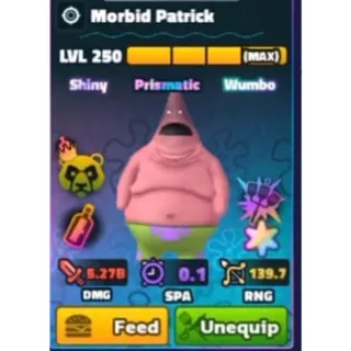 SUPERSTAR SW MORBID PATRICK NC HDS SERIAL GOLD | SPONGEBOB TOWER DEFENSE
