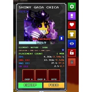 SHINY GAIA CHICA (APEX) | FNTD 2 | FIVE NIGHTS TD 2