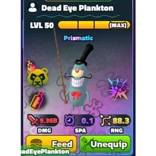 DEAD EYE PLANKTON NC HDS | SPONGEBOB TOWER DEFENSE