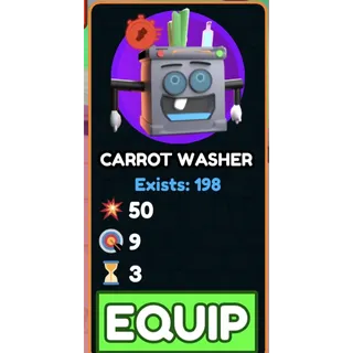 CARROT WASHER | CARROT TOWER DEFENSE