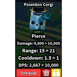 POSEIDON CORGI | SLOP TOWER DEFENSE