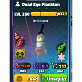 SUPERSTAR DEAD EYE PLANKTON SERIAL RAINBOW | SPONGEBOB TOWER DEFENSE 
