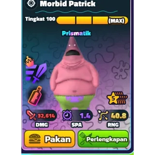5 STAR MORBID PATRICK NC | SPONGEBOB TOWER DEFENSE