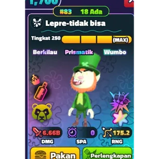 (NON DUPE) SW SUPER STAR Lepre-can’t SERIAL RAINBOW #83 NC HDS 6.6B!! - Spongebob Tower Defense