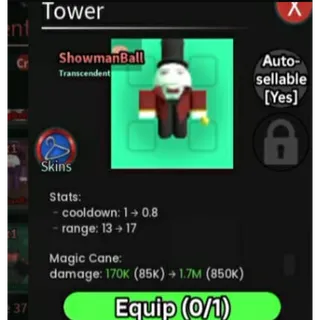 SHOWMANBALL TRANSCENDENT | BALL TOWER DEFENSE