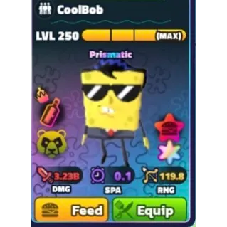 SUPERSTAR COOLBOB NC PP | SPONGEBOB TOWER DEFENSE