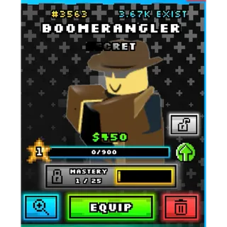 BOOMERANGLER OMEGA / APEX | NOOB TOWER DEFENSE