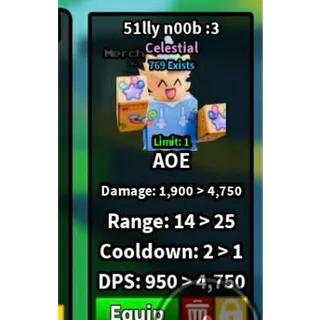 51lly n00b :3 CELESTIAL| SLOP TOWER DEFENSE