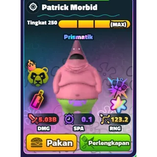 Superstar Morbid Patrick NC HDS | SpongeBob tower defense