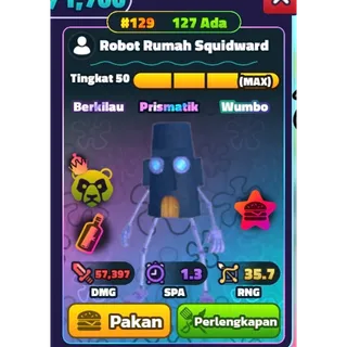 SW SQUIDWARD HOUSE ROBOT NC PP 