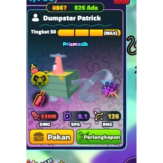 DUMPSTER PATRICK SERIAL GOLD max LEV