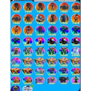 49x Unit Pack  +6B Value 6000M - TTD - Toilet Tower Defense