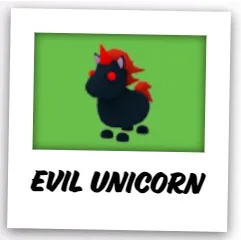 fr evil unicorn - adopt me