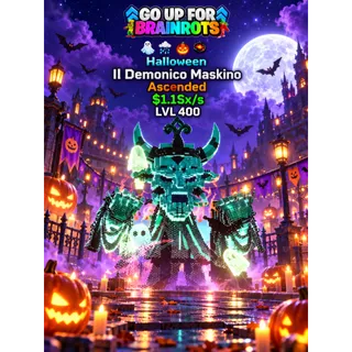 Il Demonico Maskino | Halloween | Ascended | $1.1 Sx/s | LVL 400 - GOUP / Fortnite