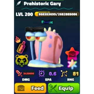Superstar Prehistoric Gary (READ DESC)