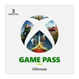 Xbox Game Pass Ultimate - 3-Month Membership